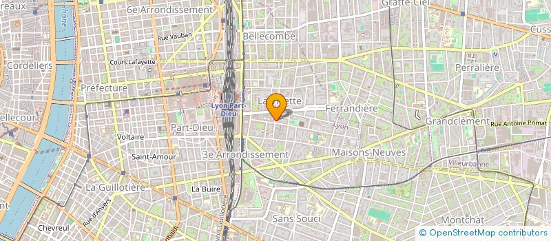 localisation de l'entreprise SCI CS IMMOBILIER  LYON