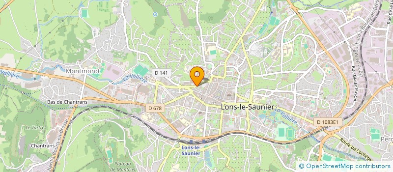 localisation de l'entreprise SCI CS RUE REGARD  LONS-LE-SAUNIER
