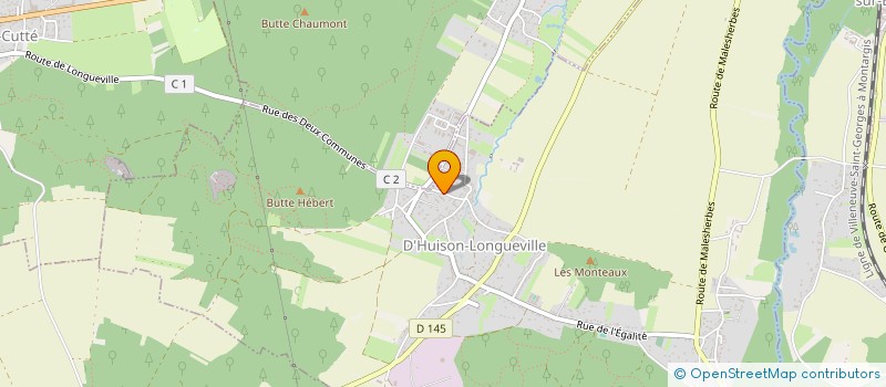 localisation de l'entreprise SCI CS SAINT VRAIN à D'HUISON-LONGUEVILLE
