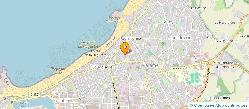 localisation de l'entreprise SCI CSA  SAINT-MALO
