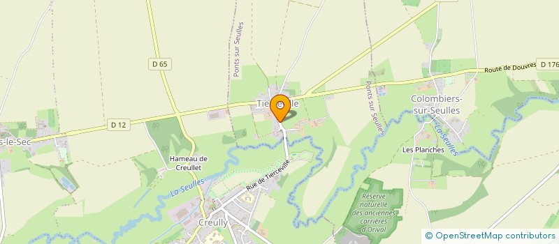 localisation de l'entreprise SCI CSAC  MOULINS-EN-BESSIN