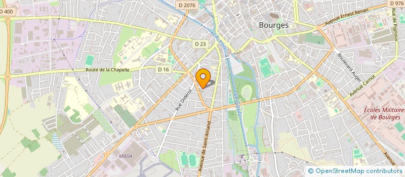 localisation de l'entreprise SCI CSAL  BOURGES