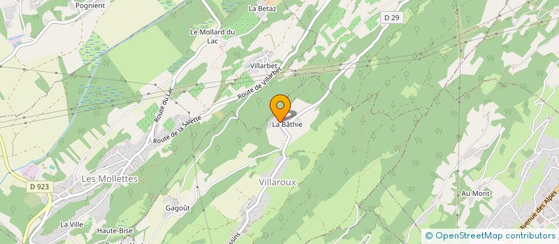 localisation de l'entreprise SCI CSB  DETRIER