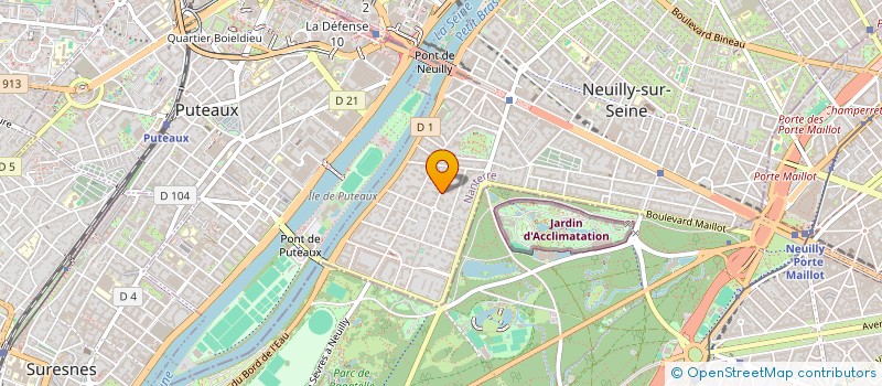 localisation de l'entreprise SCI CSB à NEUILLY-SUR-SEINE