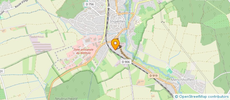 localisation de l'entreprise SCI CSB IMMO  INGWILLER