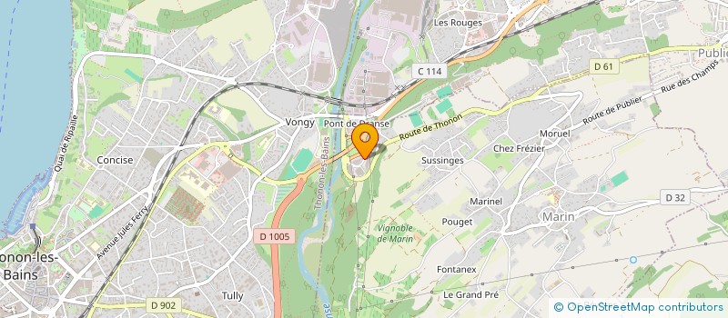 localisation de l'entreprise SCI CSC à MARIN