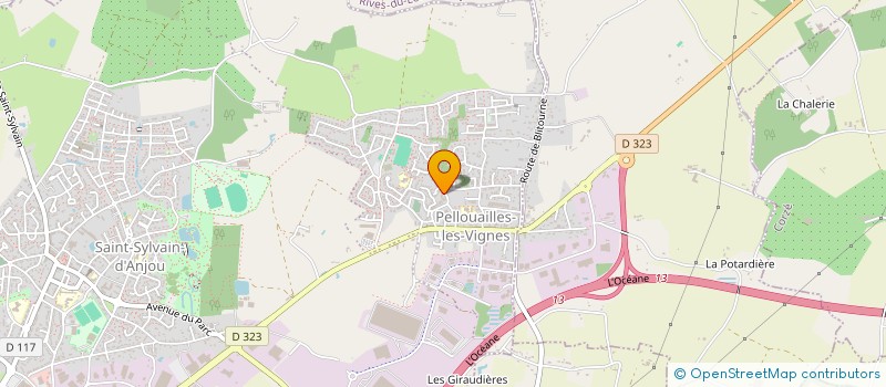 localisation de l'entreprise SCI CSC DIMH  VERRIERES-EN-ANJOU