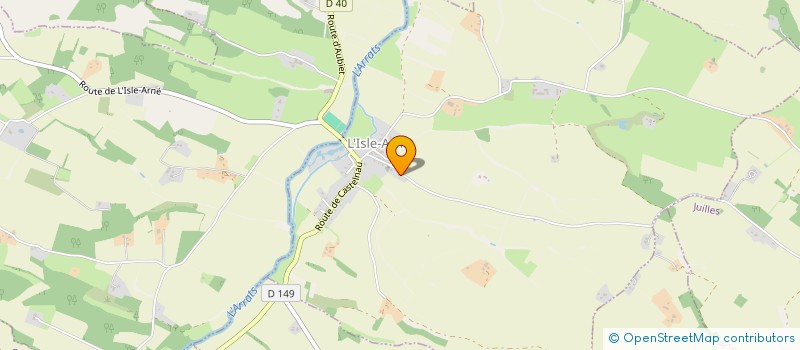 localisation de l'entreprise SCI CSC PYRENEES  CRASTES