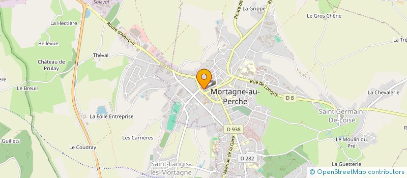 localisation de l'entreprise SCI CSDE  MORTAGNE-AU-PERCHE