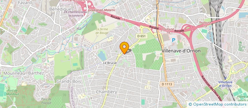 localisation de l'entreprise SCI CSDS à VILLENAVE-D'ORNON