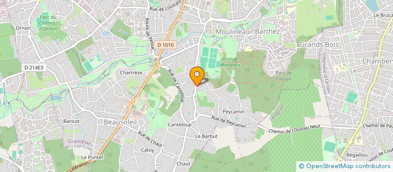 localisation de l'entreprise SCI CSE  GRADIGNAN