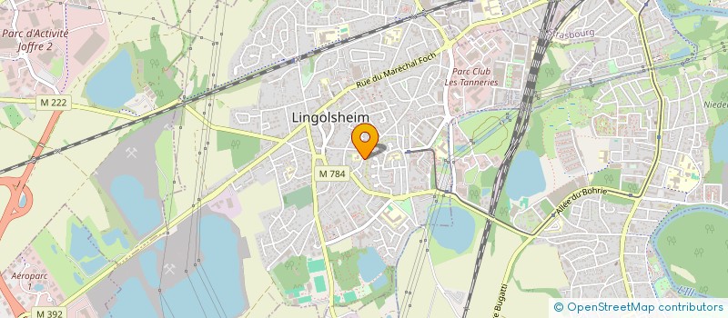 localisation de l'entreprise SCI CSEP  LINGOLSHEIM