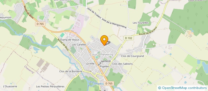 localisation de l'entreprise SCI CSF CLENORD  COUR-CHEVERNY