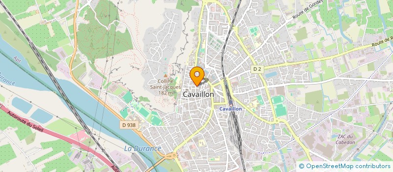 localisation de l'entreprise SCI CSFC  CAVAILLON