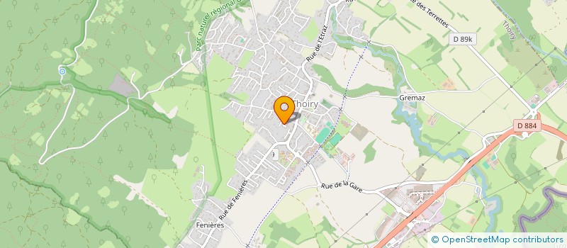 localisation de l'entreprise SCI CSG  THOIRY