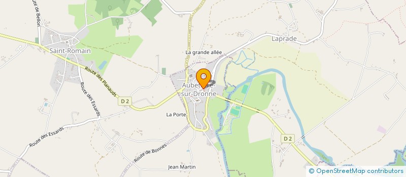 localisation de l'entreprise SCI CSJH  AUBETERRE-SUR-DRONNE