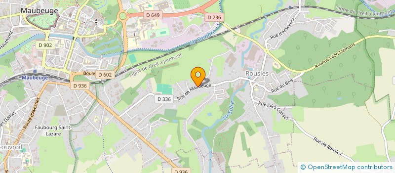 localisation de l'entreprise SCI CSK  ROUSIES