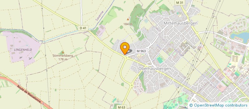 localisation de l'entreprise SCI CSLA  OBERHAUSBERGEN