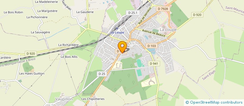 localisation de l'entreprise SCI CSM à LA LOUPE