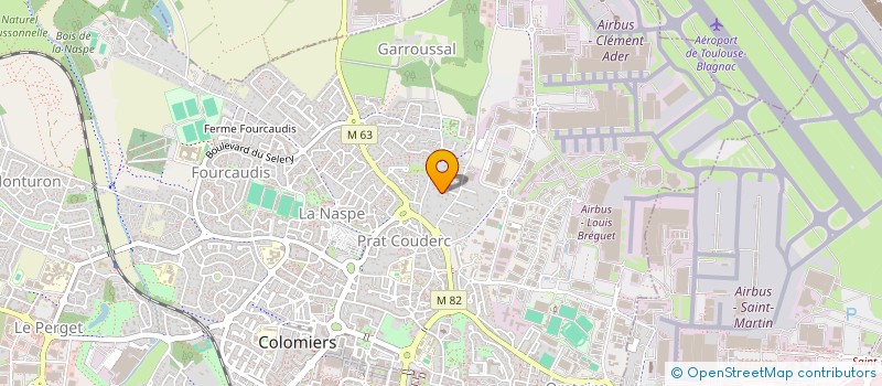 localisation de l'entreprise SCI CSM à COLOMIERS