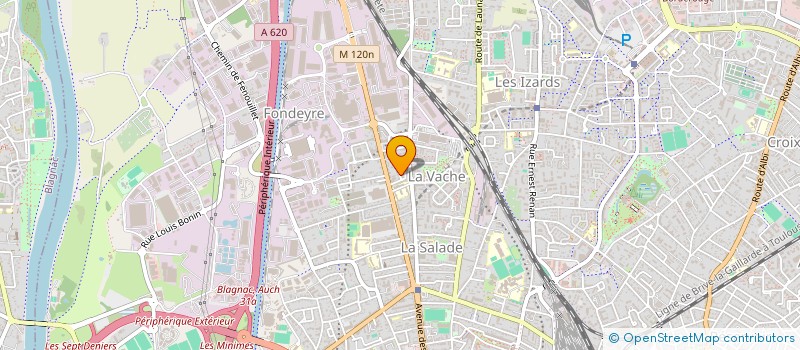 localisation de l'entreprise SCI CSM à TOULOUSE