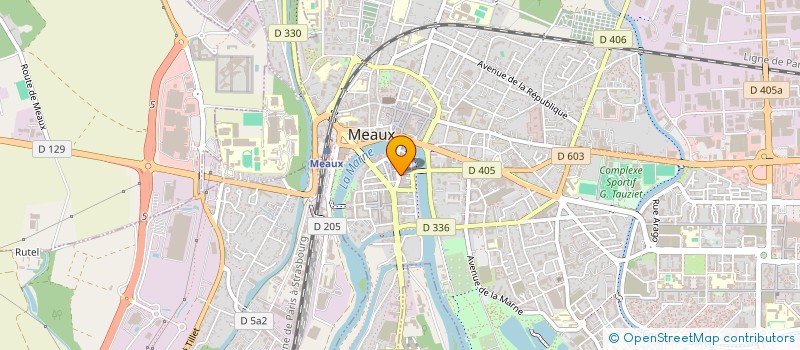 localisation de l'entreprise SCI CSM IMMO à MEAUX