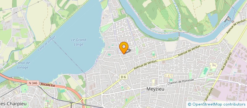 localisation de l'entreprise SCI CSM ISA RENT  MEYZIEU