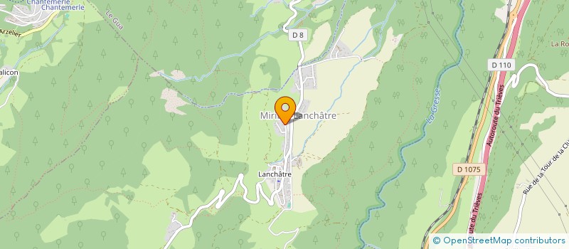 localisation de l'entreprise SCI CSNF  MIRIBEL-LANCHATRE