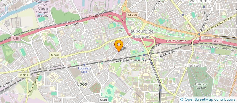 localisation de l'entreprise SCI CSO à LILLE