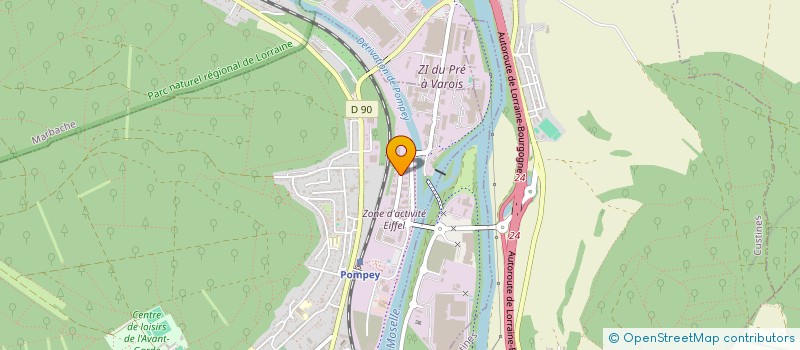 localisation de l'entreprise SCI CSOEC IMMOBILIER  POMPEY