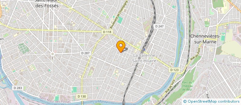 localisation de l'entreprise SCI CSP GARIBALDI à SAINT-MAUR-DES-FOSSES