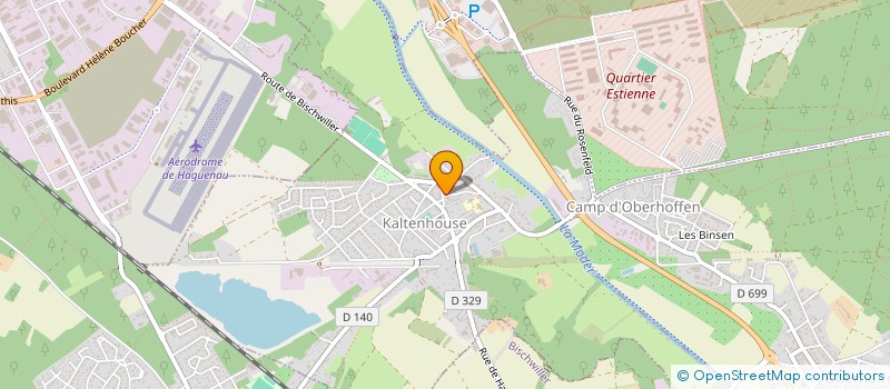 localisation de l'entreprise SCI CSS  KALTENHOUSE