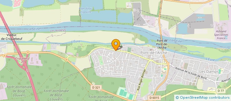 localisation de l'entreprise SCI CSTV  PONT-DE-L'ARCHE