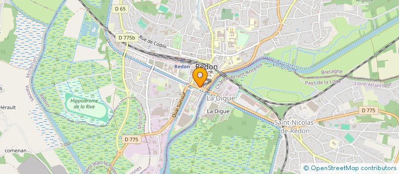 localisation de l'entreprise SCI CSV  BAINS-SUR-OUST