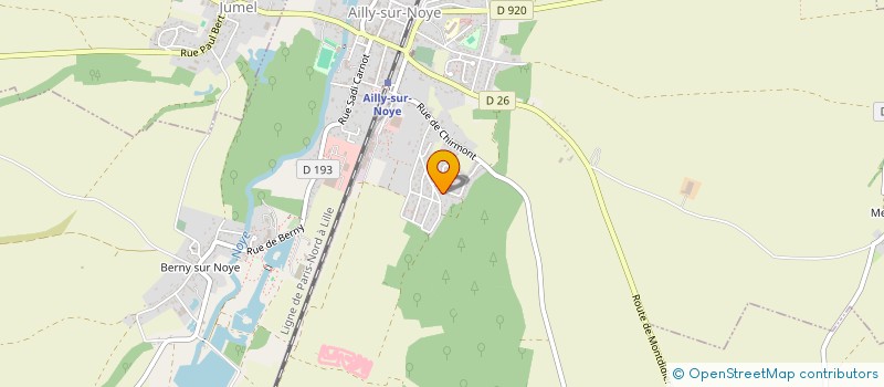 localisation de l'entreprise SCI CSV à AILLY-SUR-NOYE