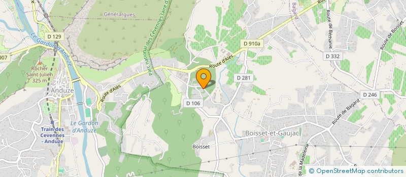 localisation de l'entreprise SCI CSV IMMO  BOISSET-ET-GAUJAC