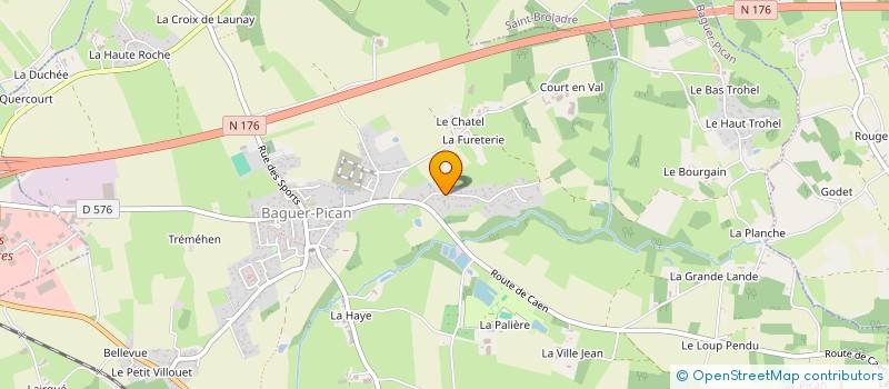 localisation de l'entreprise SCI CSV IMMO  BAGUER-PICAN