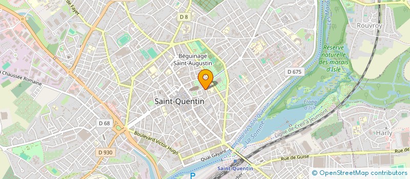 localisation de l'entreprise SCI CSVL à SAINT-QUENTIN