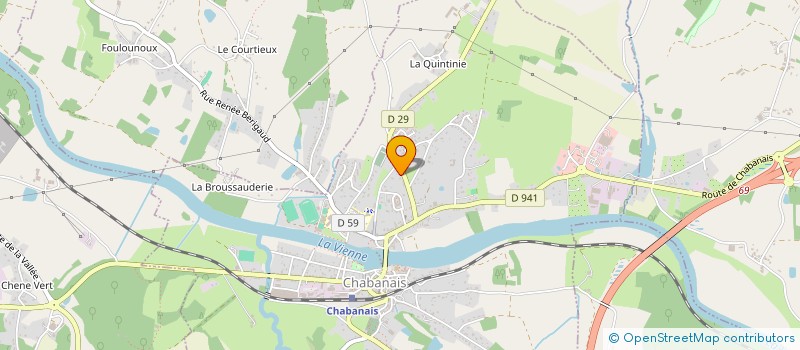 localisation de l'entreprise SCI CSVRD  CHABANAIS