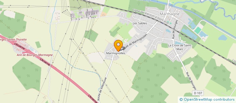 localisation de l'entreprise SCI CSX JOUARD  MEHUN-SUR-YEVRE