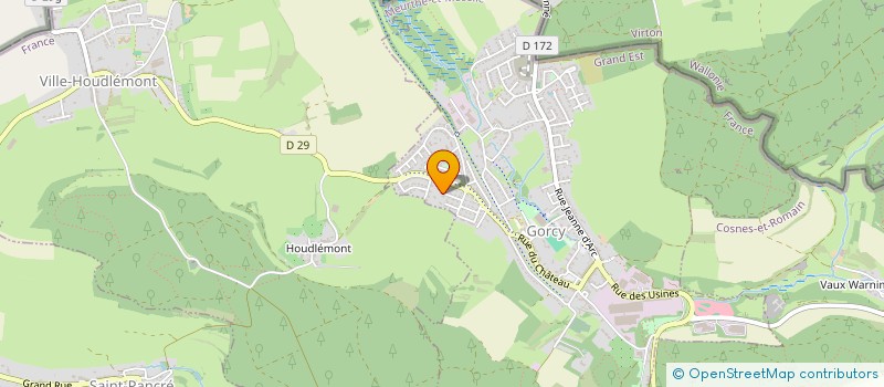 localisation de l'entreprise SCI CT  GORCY