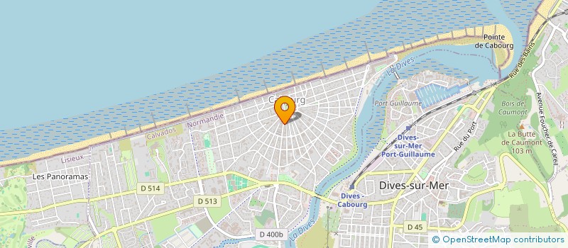 localisation de l'entreprise SCI CT à CABOURG