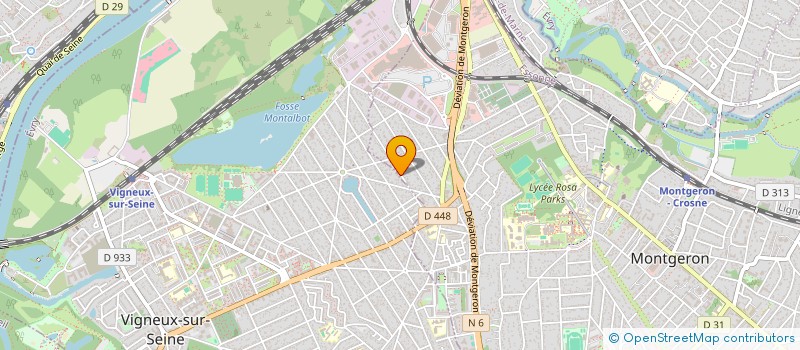 localisation de l'entreprise SCI CT DE LANCON DE PROVENCE  MONTGERON