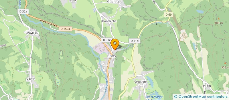 localisation de l'entreprise SCI CT GOULARD  GROSLEE-SAINT-BENOIT