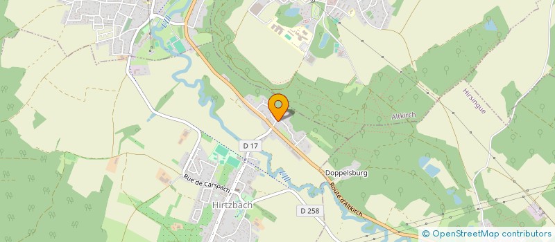 localisation de l'entreprise SCI CT GRUN  HIRTZBACH