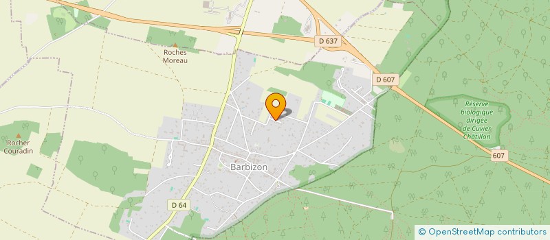 localisation de l'entreprise SCI CT SOEURS  BARBIZON