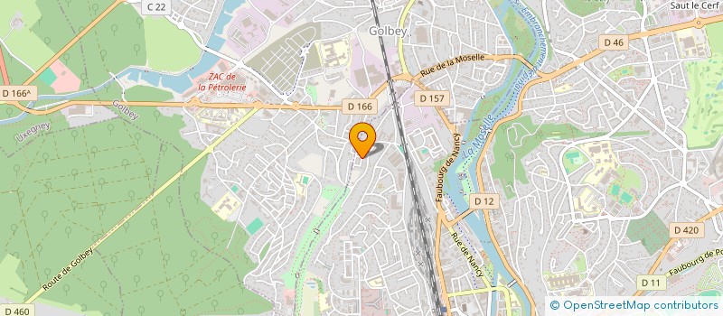 localisation de l'entreprise SCI CTAT 88 à EPINAL