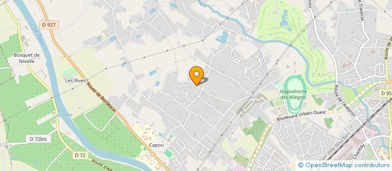 localisation de l'entreprise SCI CTC  MONTAUBAN