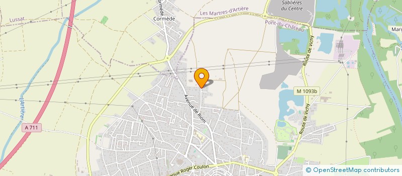 localisation de l'entreprise SCI CTC  PONT-DU-CHATEAU