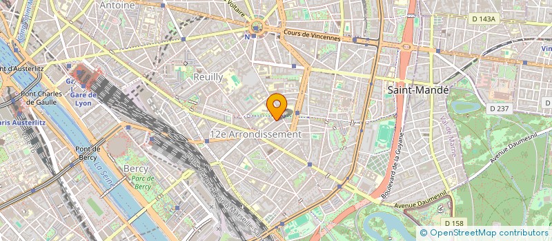 localisation de l'entreprise SCI CTCV  PARIS